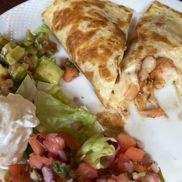 Shrimp Quesadilla.