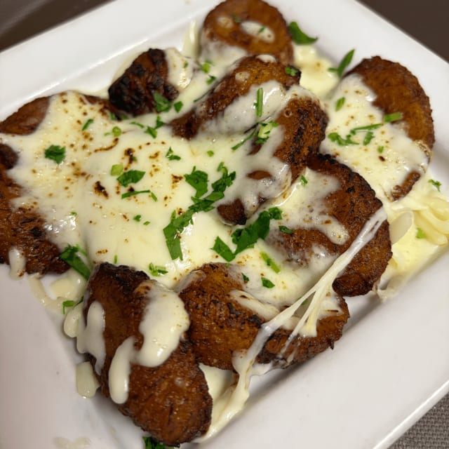 Plantain with Cheese.