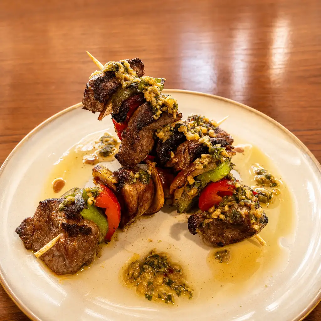 Steak Skewer.