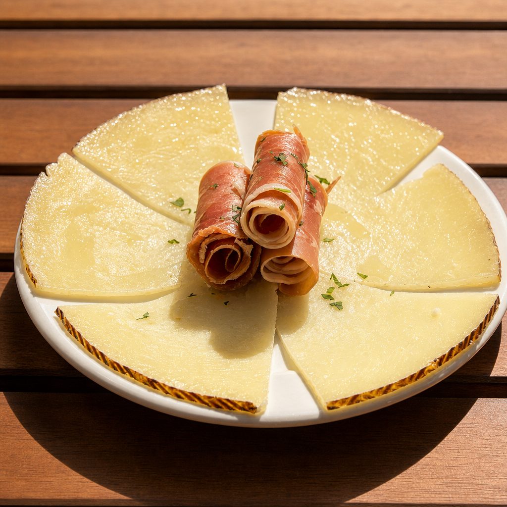 Jamón Serrano & Manchego Cheese.